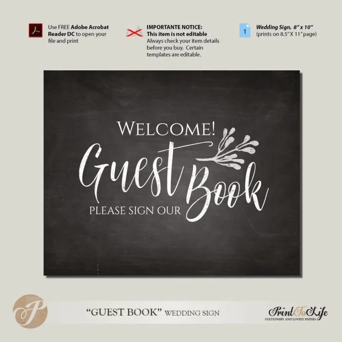 Guest Book Sign