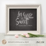 Wedding Sign Bundle, Wedding Reception Signs, Printable Chalkboard ...