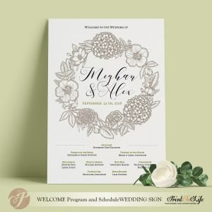 His and Hers Bar Menu, Wedding Bar Menu, His and Hers Drinks, Printable ...