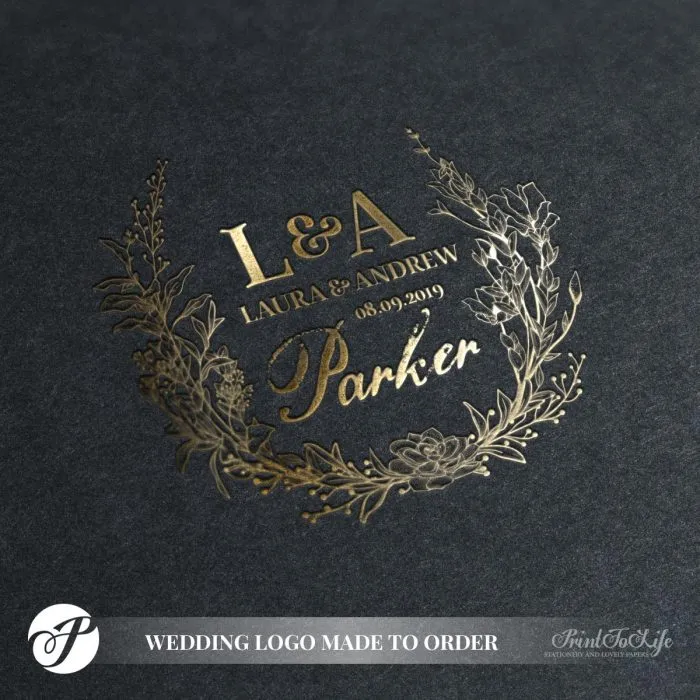 Monogram for Wedding by Printolife