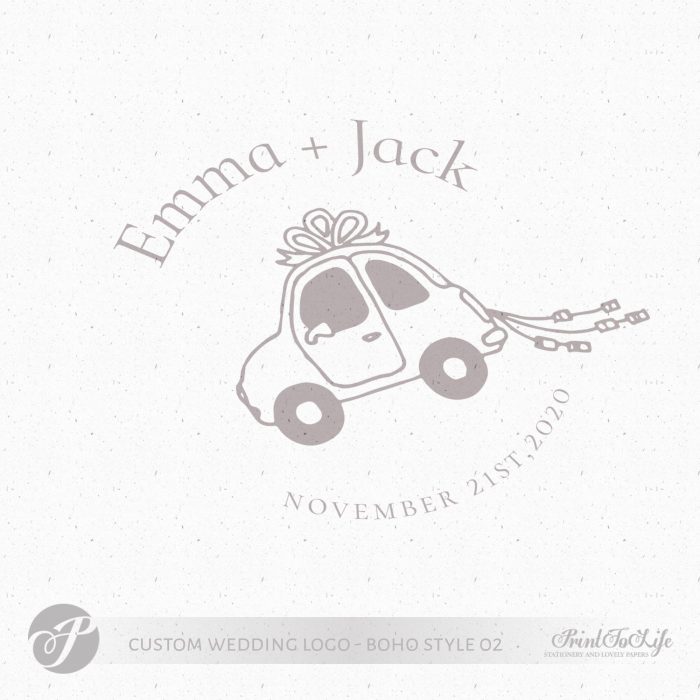 just married logo