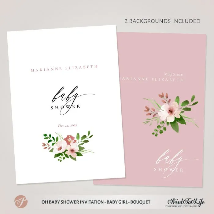 Oh Baby Shower Invitation